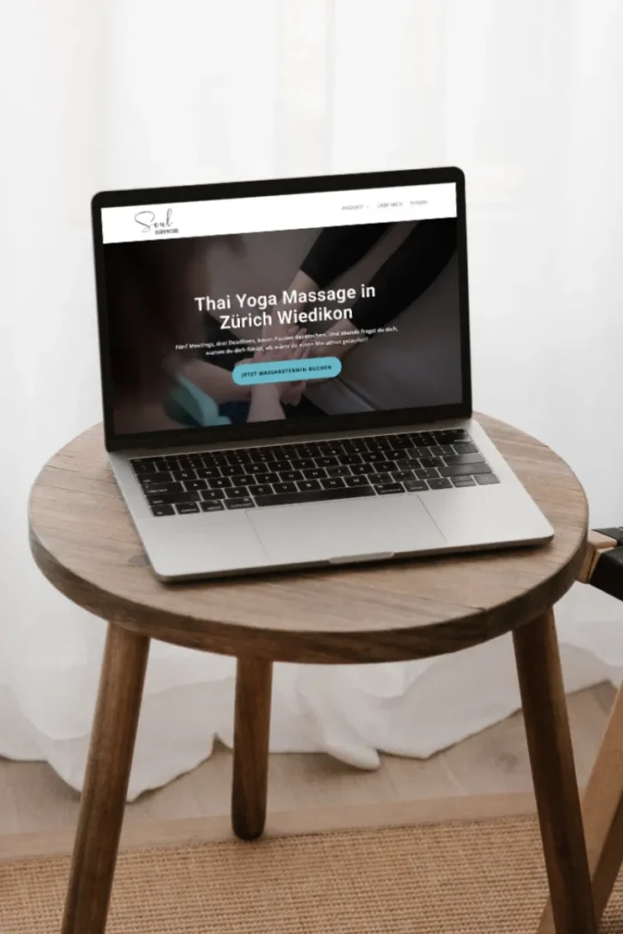website beispiel therapeutin massage