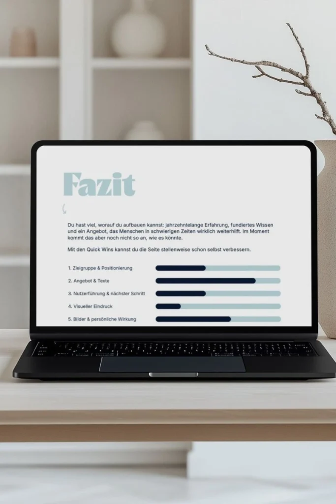 website check fazit screen